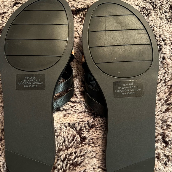 NWB Sarto Franco Sarto Leather Sandals - Picture 2 of 3